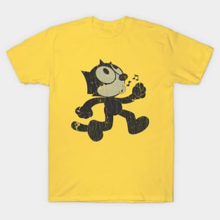 FELIX BLACK CAT WALKING T-Shirt